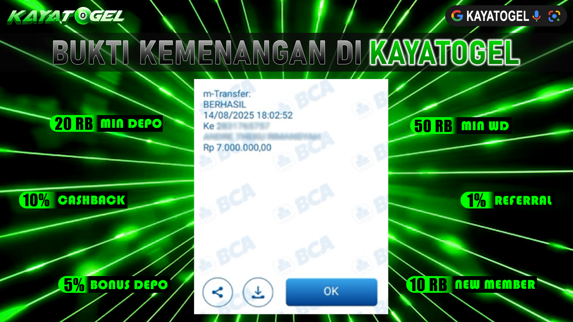 KAYATOGEL JACKPOT TOGEL PASARAN SINGAPORE Rp.7.000.000.,- LUNAS