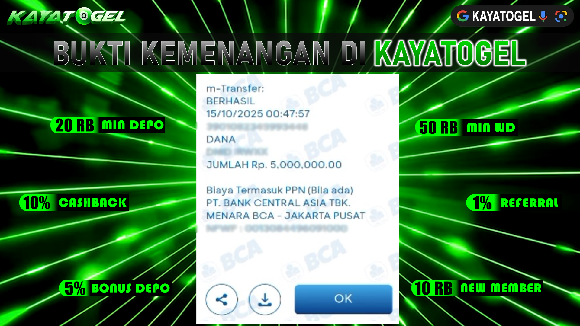 KAYATOGEL JACKPOT SLOT MANIA CANDY Rp.5.000.000.,- LUNAS