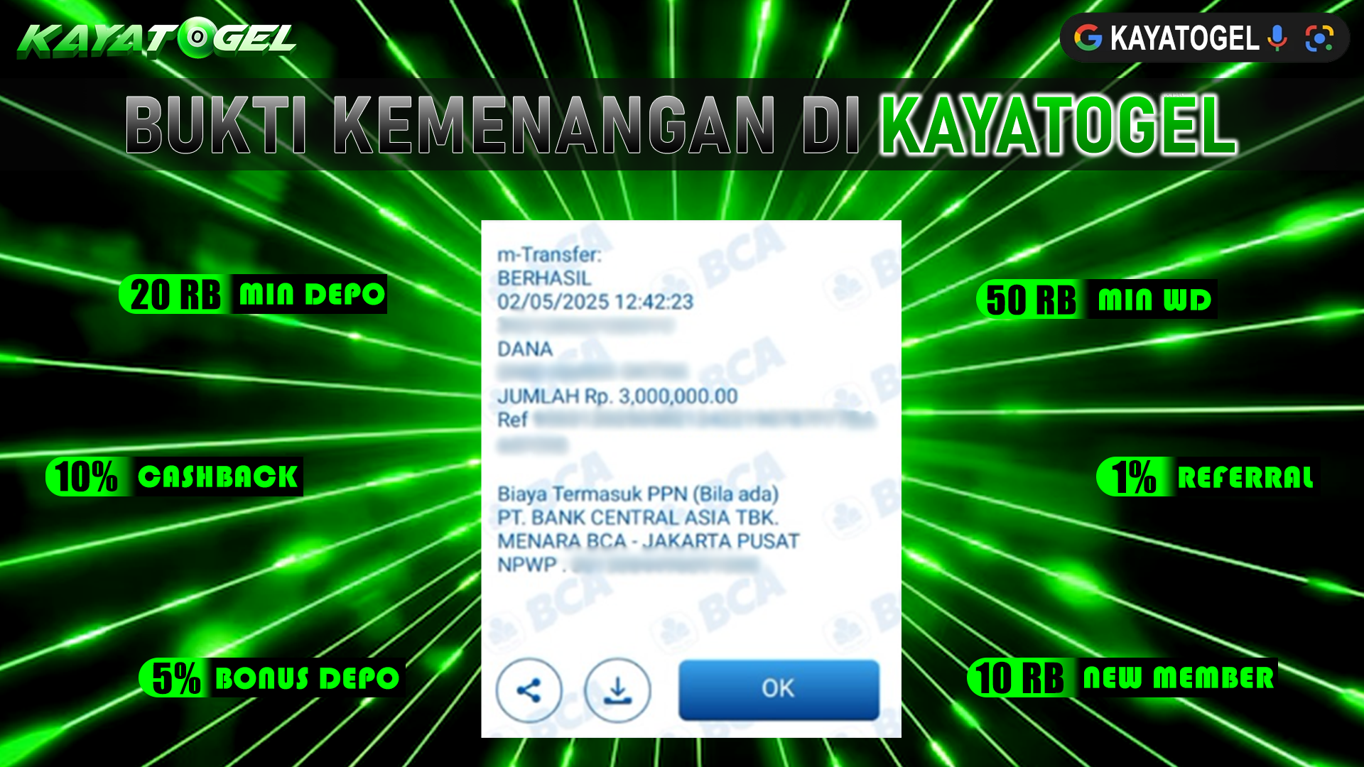 KAYATOGEL JACKPOT SLOT AZTEC GEMS MEGAWAYS Rp.3.000.000.,- LUNAS