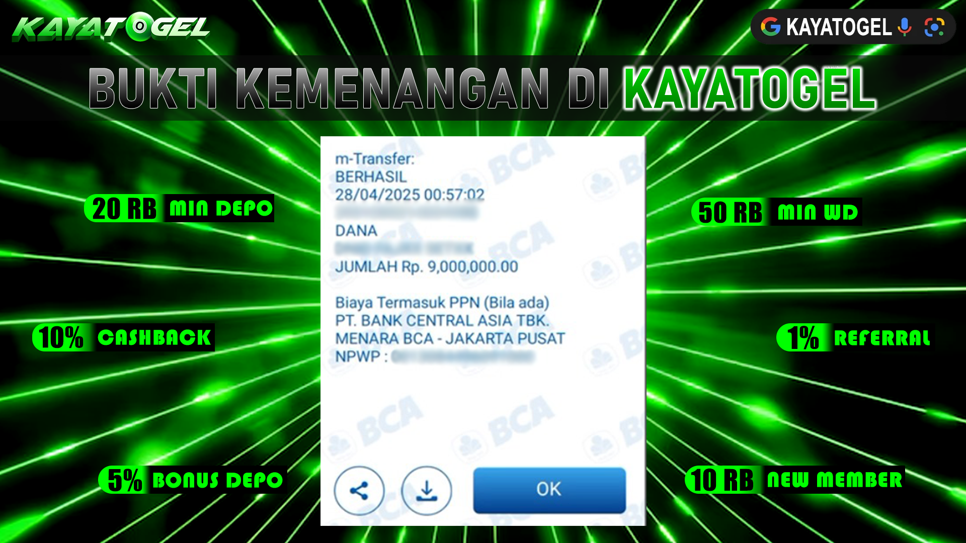 KAYATOGEL JACKPOT SLOT LUCKY NEKO Rp.9.000.000.,- LUNAS
