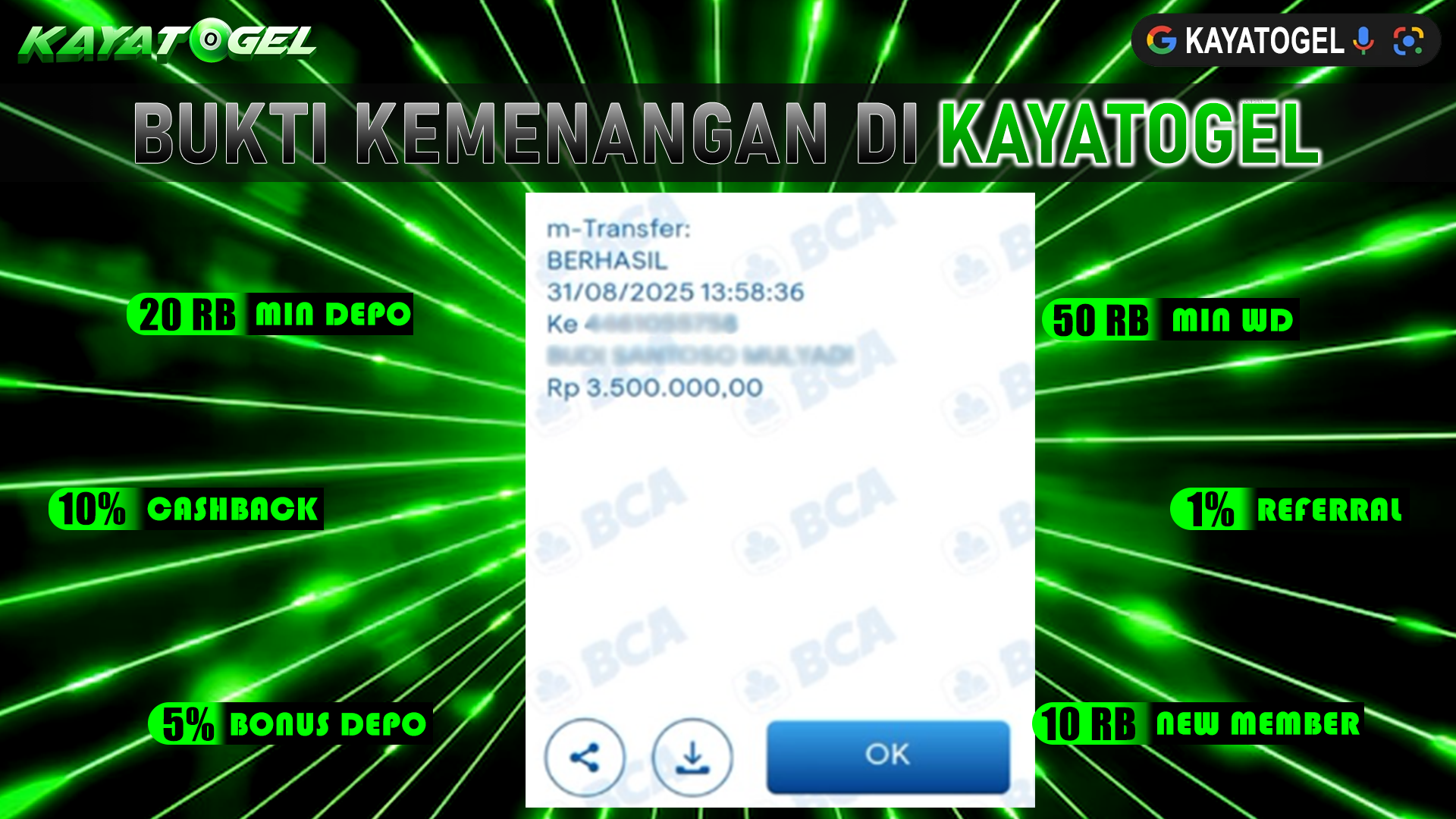 KAYATOGEL JACKPOT SLOT SUPER BOOM Rp.3.500.000.,- LUNAS