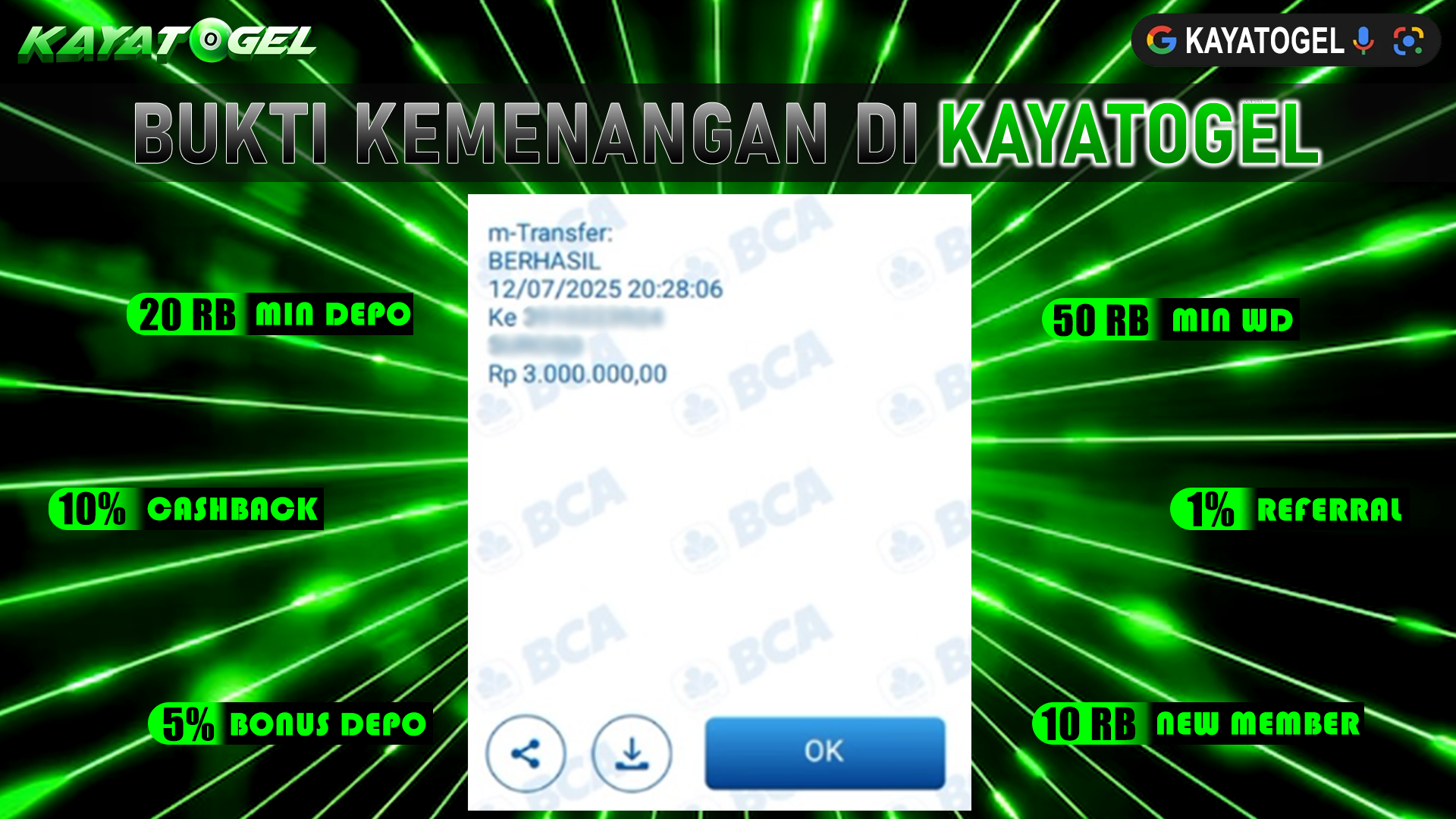 KAYATOGEL JACKPOT SLOT DRAGON GOLD Rp.3.000.000.,- LUNAS