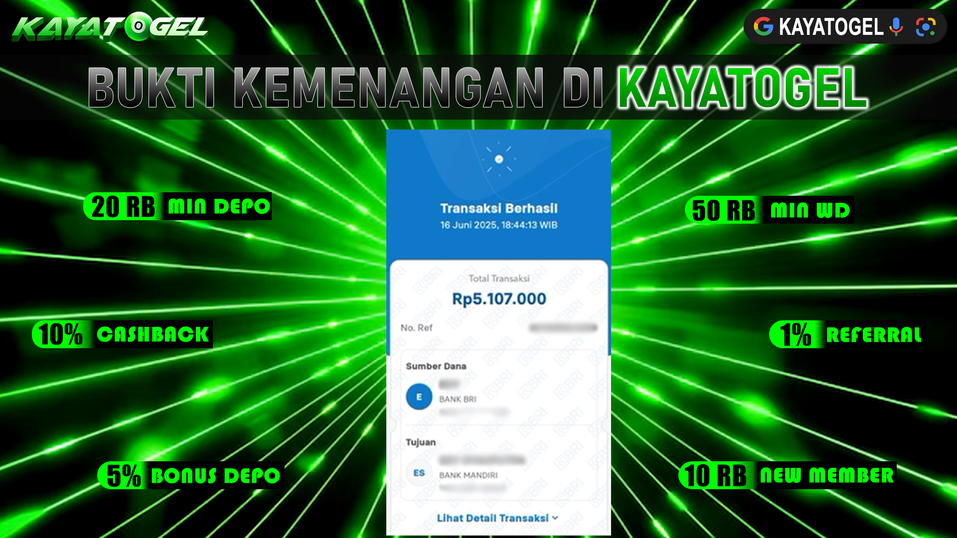 KAYATOGEL JACKPOT TOGEL PASARAN SINGAPORE Rp.5.107.000.,- LUNAS