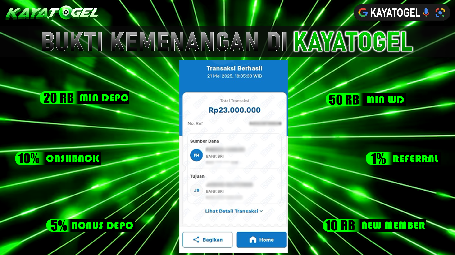 KAYATOGEL JACKPOT TOGEL PASARAN SINGAPORE Rp.23.000.000.,- LUNAS