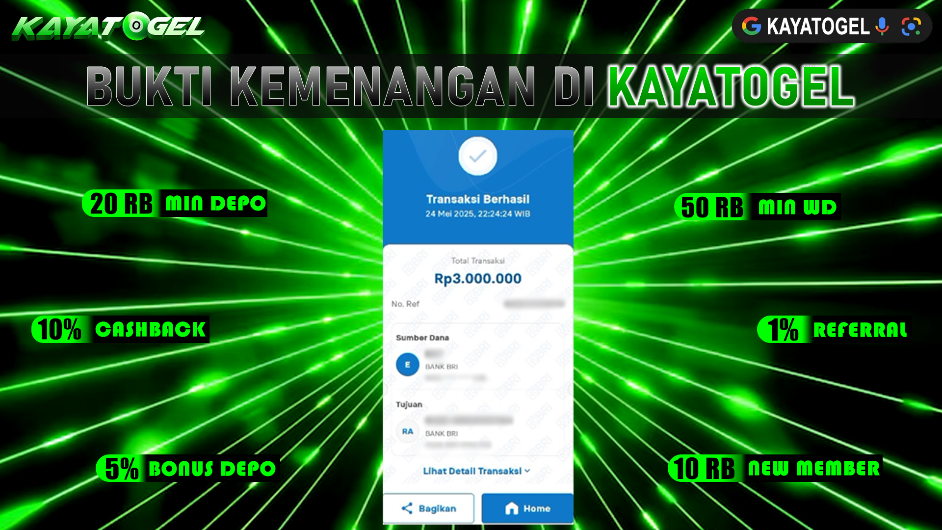 KAYATOGEL JACKPOT SLOT WILD BANDITO Rp.3.000.000.,- LUNAS