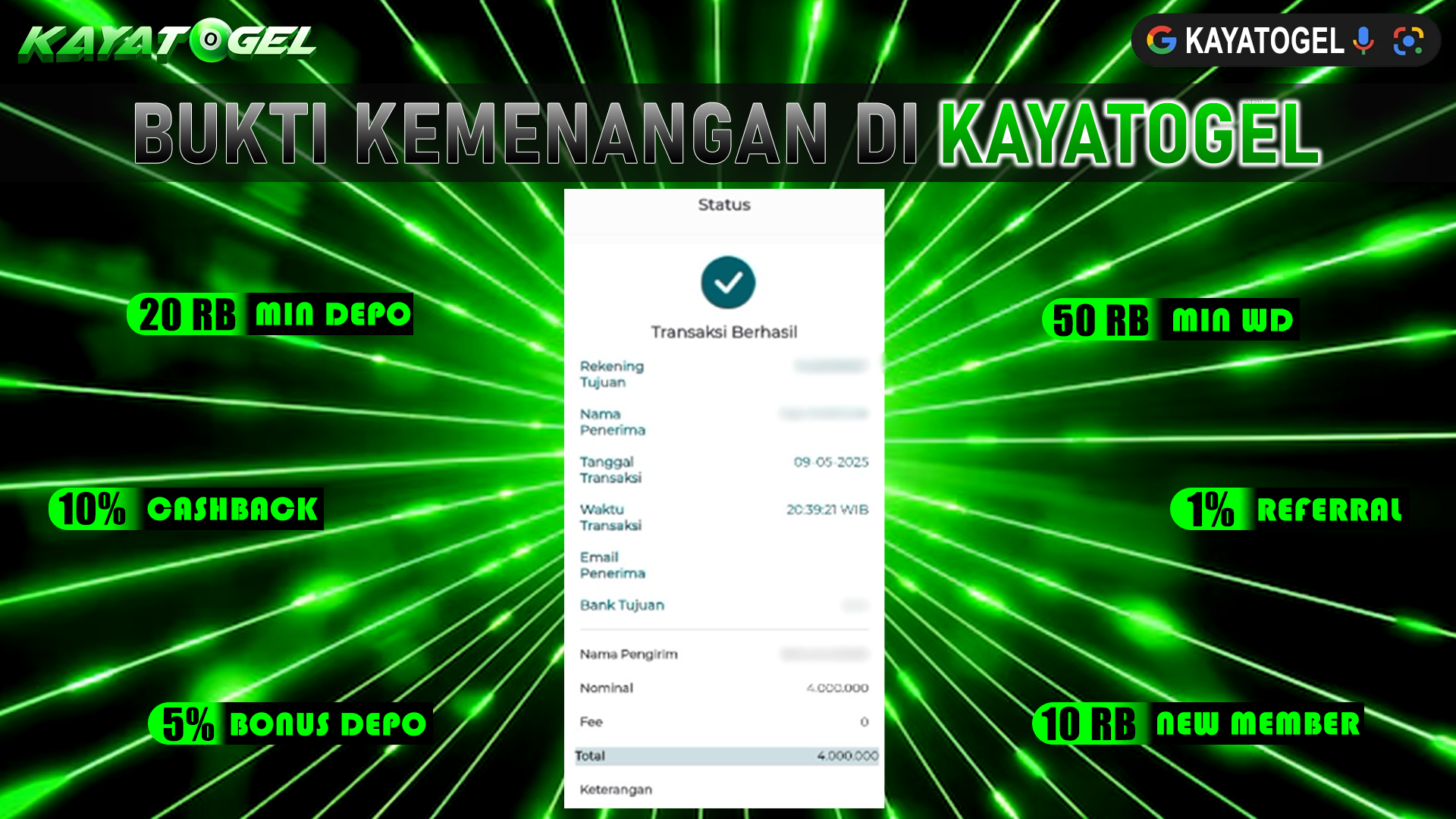 KAYATOGEL JACKPOT TOGEL PASARAN FRANKFURT Rp.4.000.000.,- LUNAS